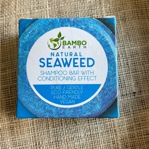 Bamboo Earth Solid Shampoo Bar Effect Hair Soap and Conditioner, 100% Organic